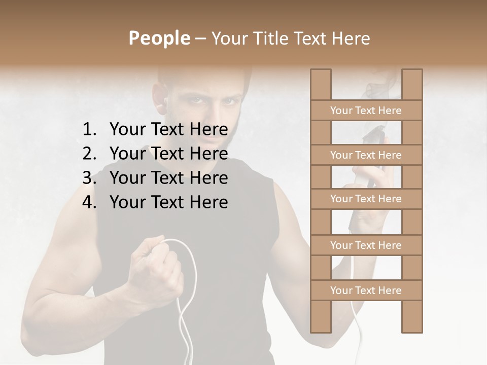 Hairstyle  Short PowerPoint Template