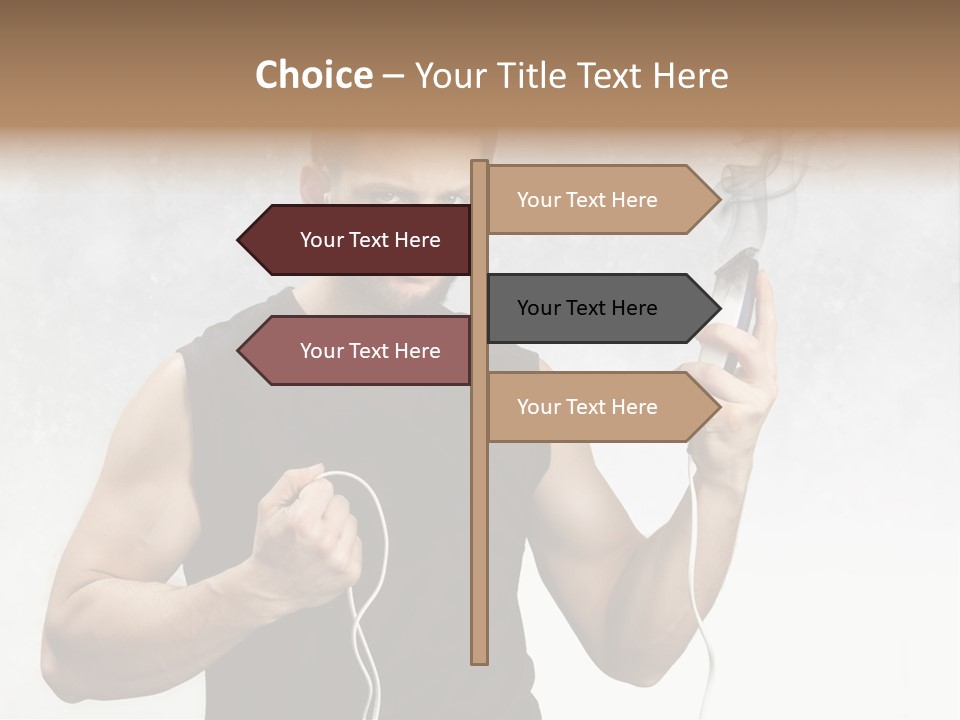 Hairstyle  Short PowerPoint Template