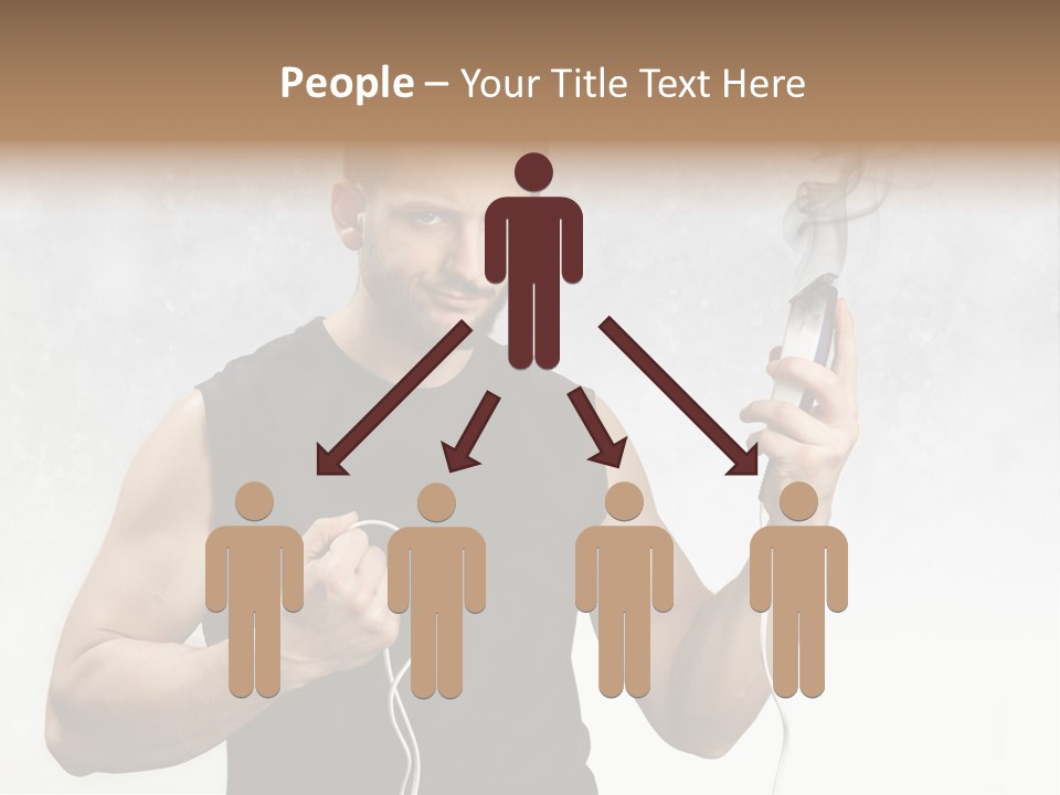 Hairstyle  Short PowerPoint Template