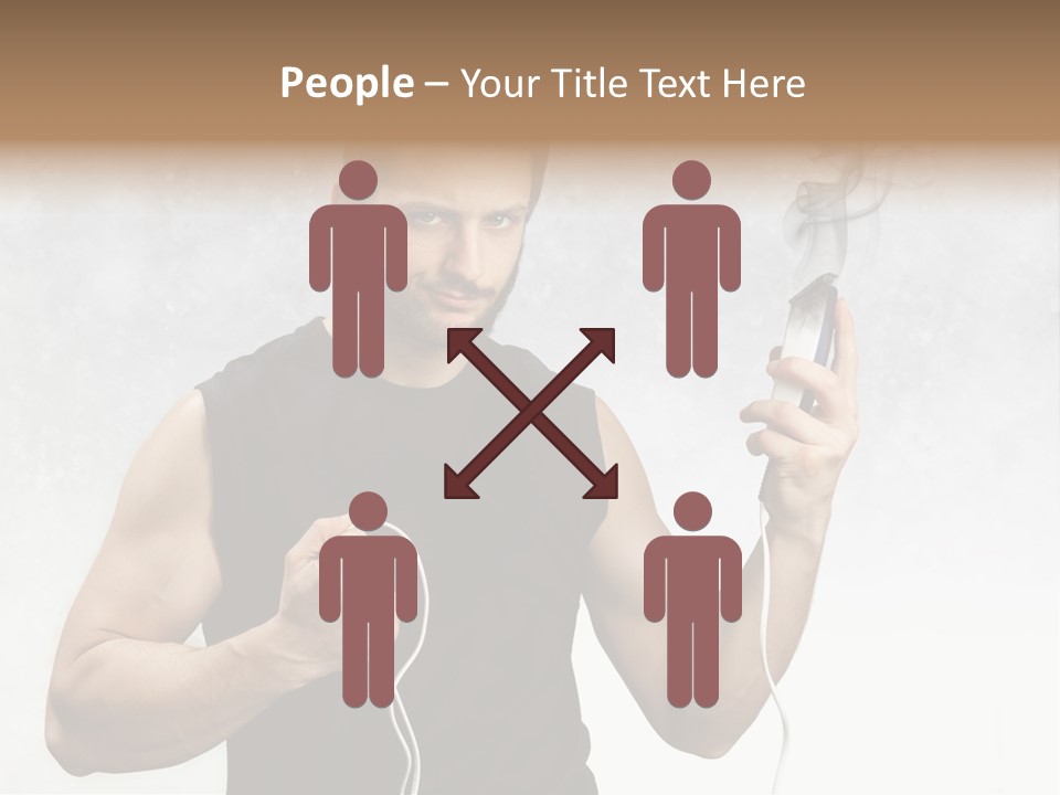 Hairstyle  Short PowerPoint Template