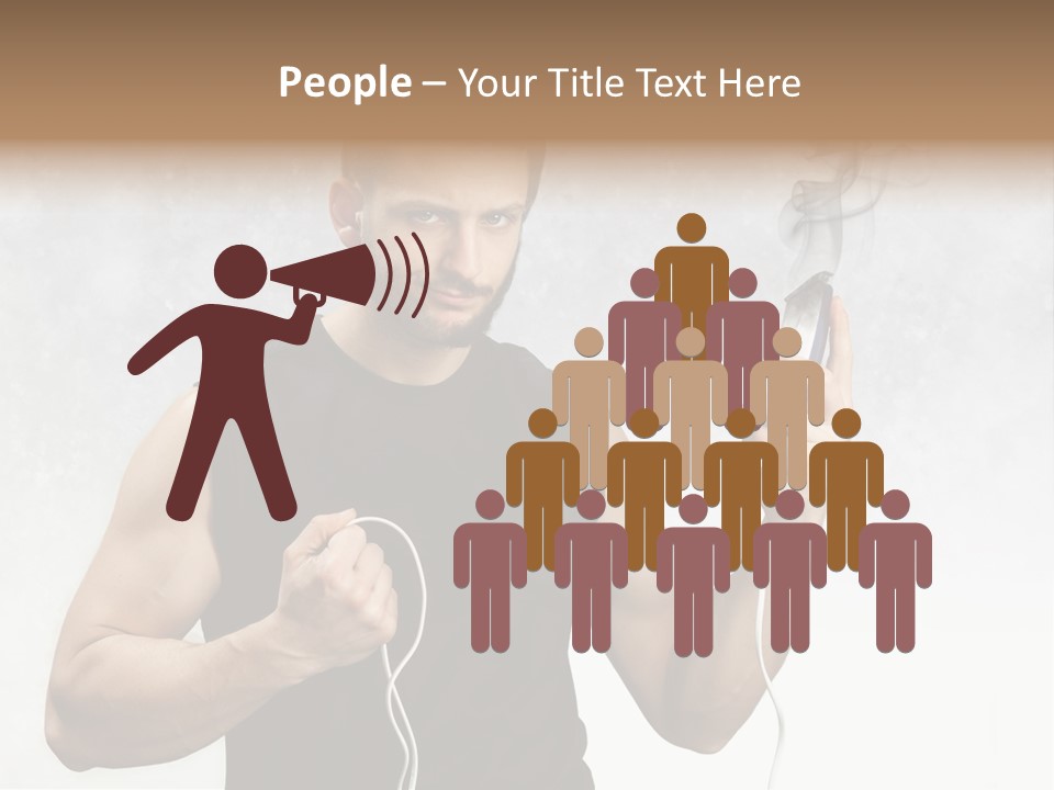 Hairstyle  Short PowerPoint Template