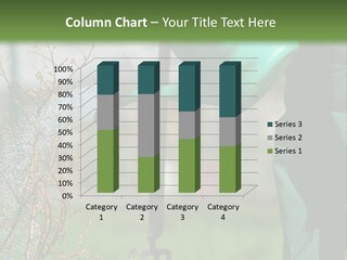 Green Garden Spatter PowerPoint Template