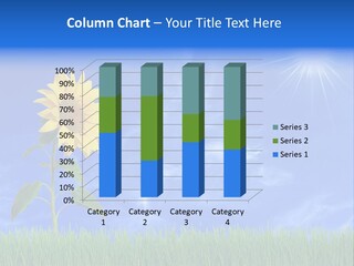 Light Summer Sunflower PowerPoint Template