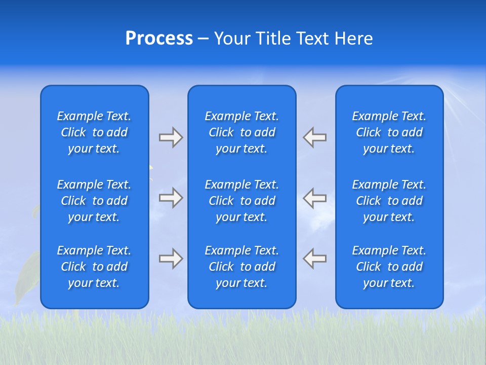 Light Summer Sunflower PowerPoint Template
