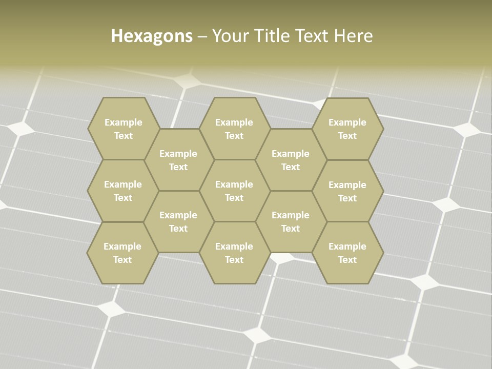 Roof Sun Ecology PowerPoint Template