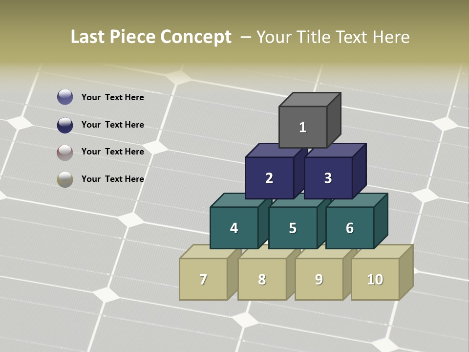 Roof Sun Ecology PowerPoint Template