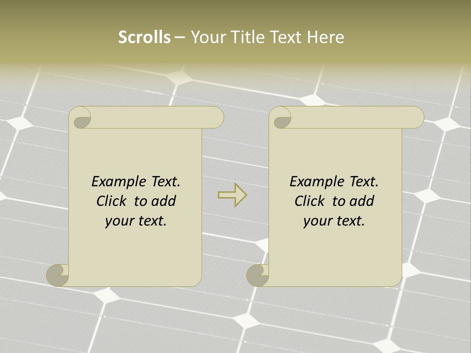 Roof Sun Ecology PowerPoint Template