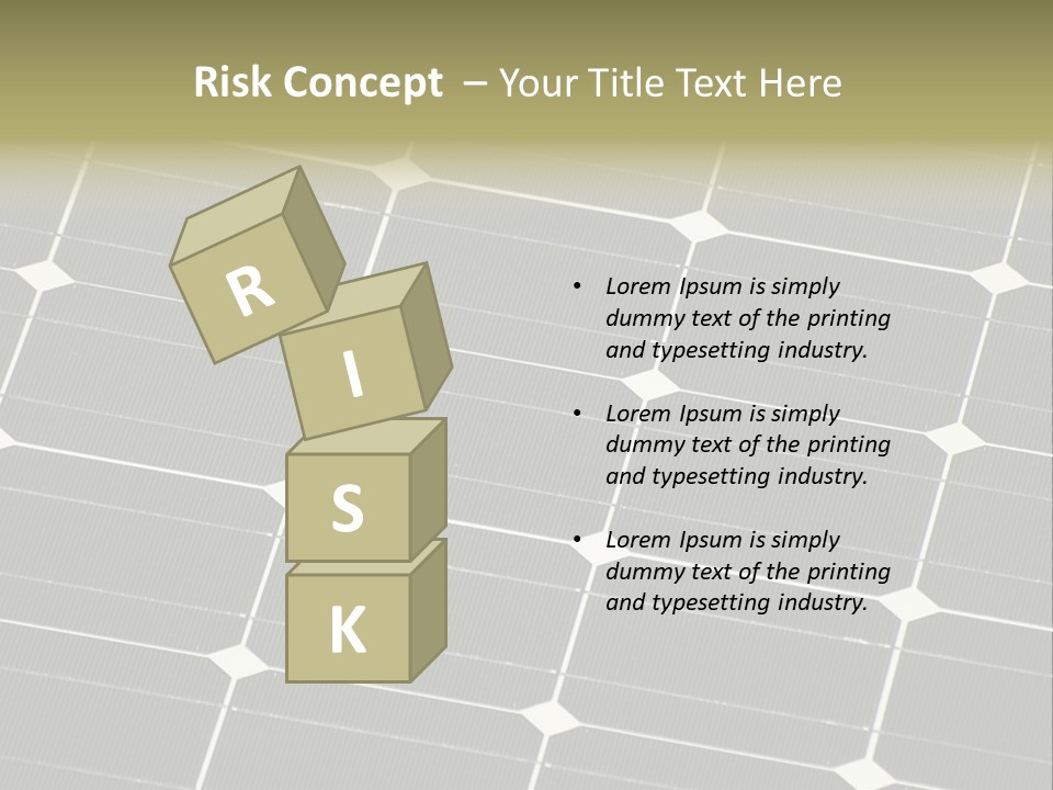 Roof Sun Ecology PowerPoint Template