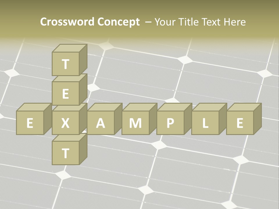 Roof Sun Ecology PowerPoint Template
