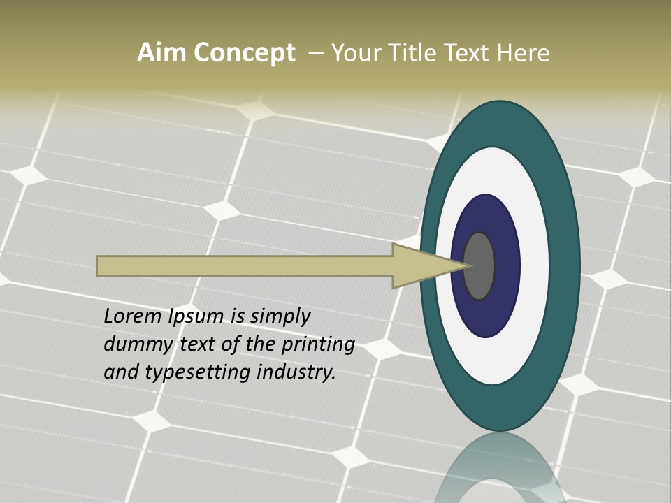 Roof Sun Ecology PowerPoint Template
