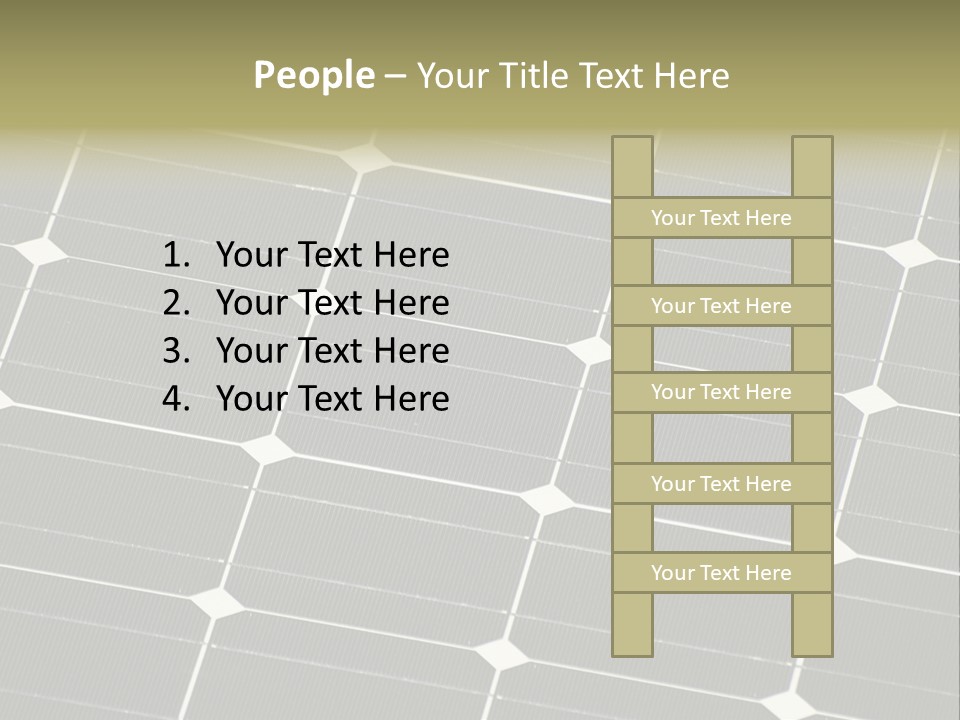 Roof Sun Ecology PowerPoint Template