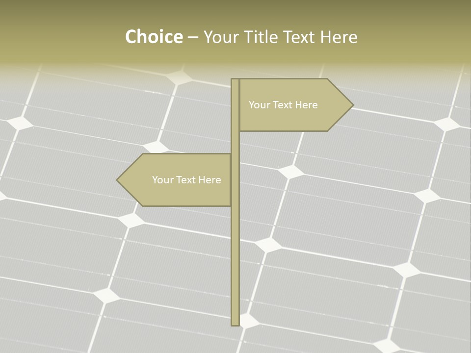Roof Sun Ecology PowerPoint Template
