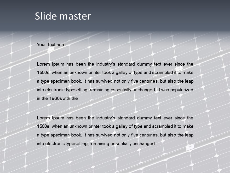 Electrical Electricity Environment PowerPoint Template