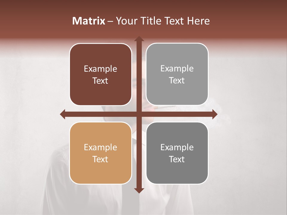 Smoke Beard Cigarette PowerPoint Template