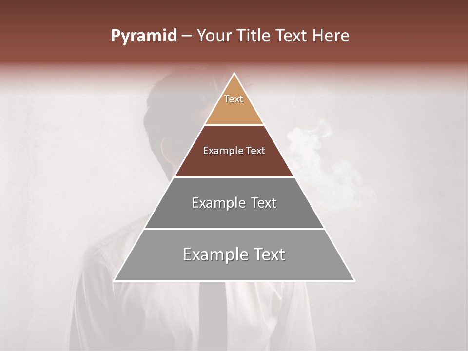 Smoke Beard Cigarette PowerPoint Template