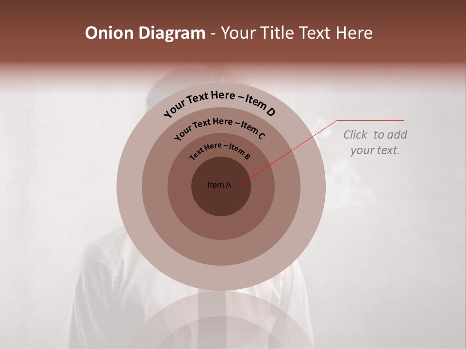 Smoke Beard Cigarette PowerPoint Template
