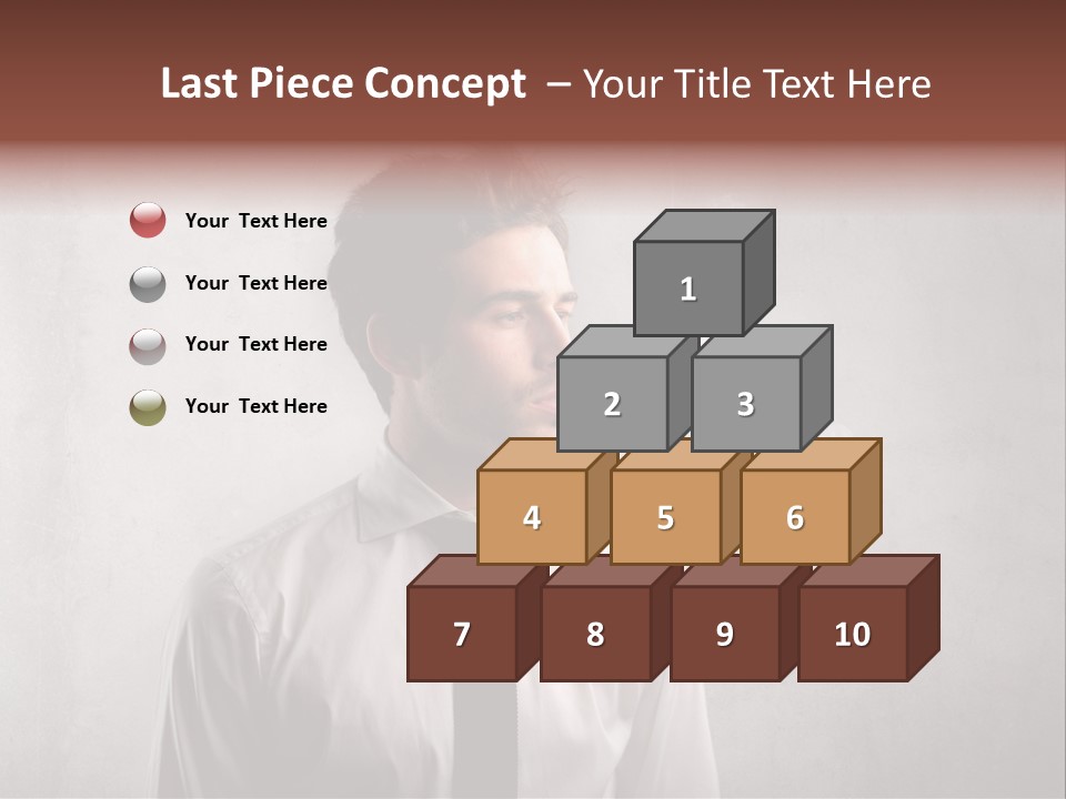 Smoke Beard Cigarette PowerPoint Template