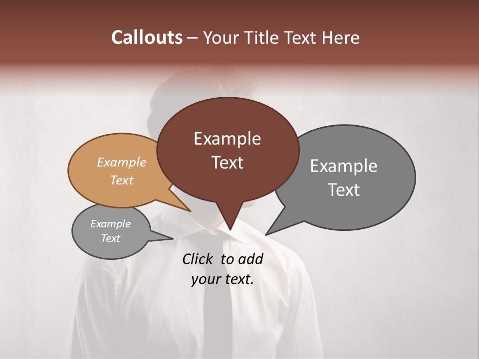 Smoke Beard Cigarette PowerPoint Template