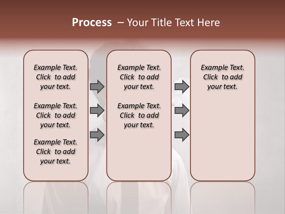 Smoke Beard Cigarette PowerPoint Template