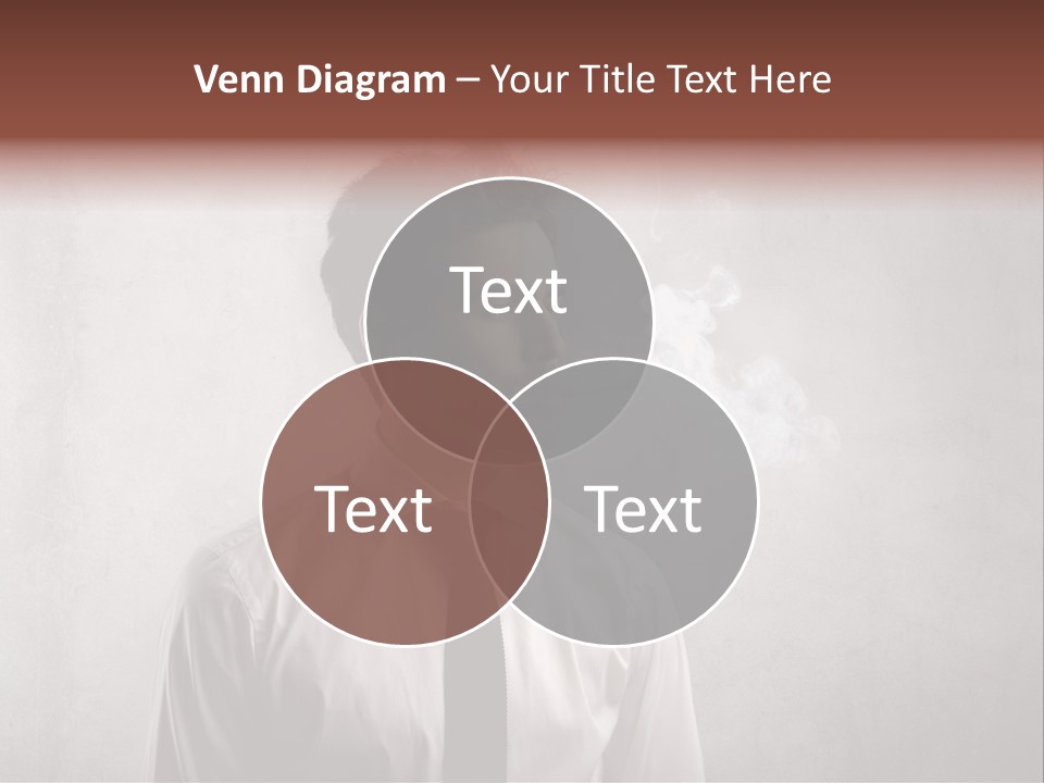 Smoke Beard Cigarette PowerPoint Template