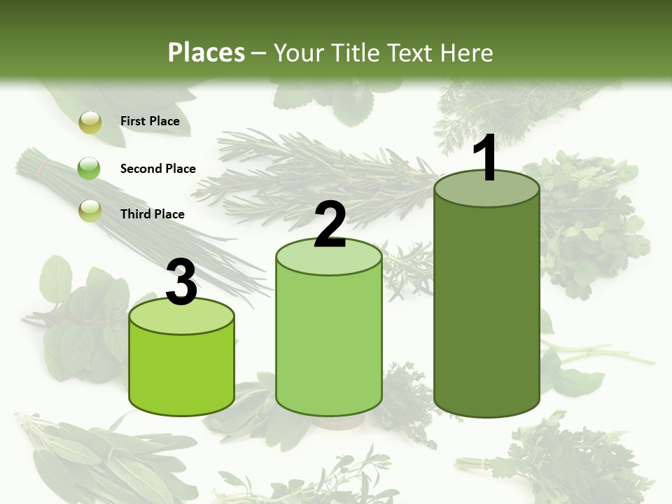 Fresh Salvia Variation PowerPoint Template