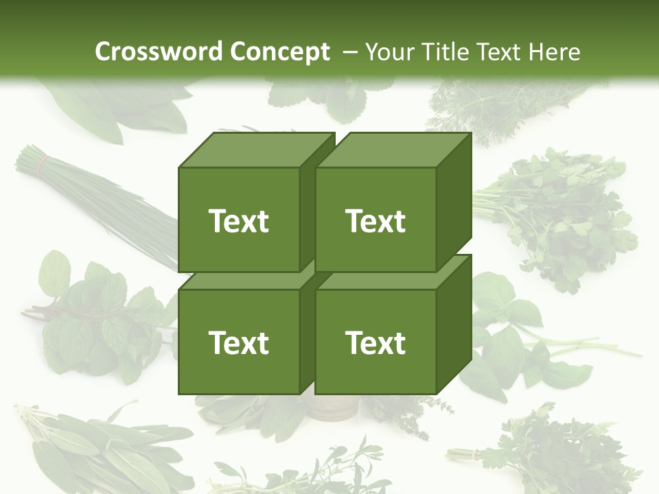 Fresh Salvia Variation PowerPoint Template