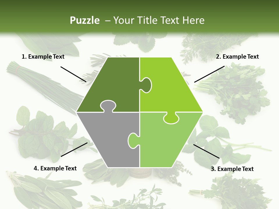 Fresh Salvia Variation PowerPoint Template