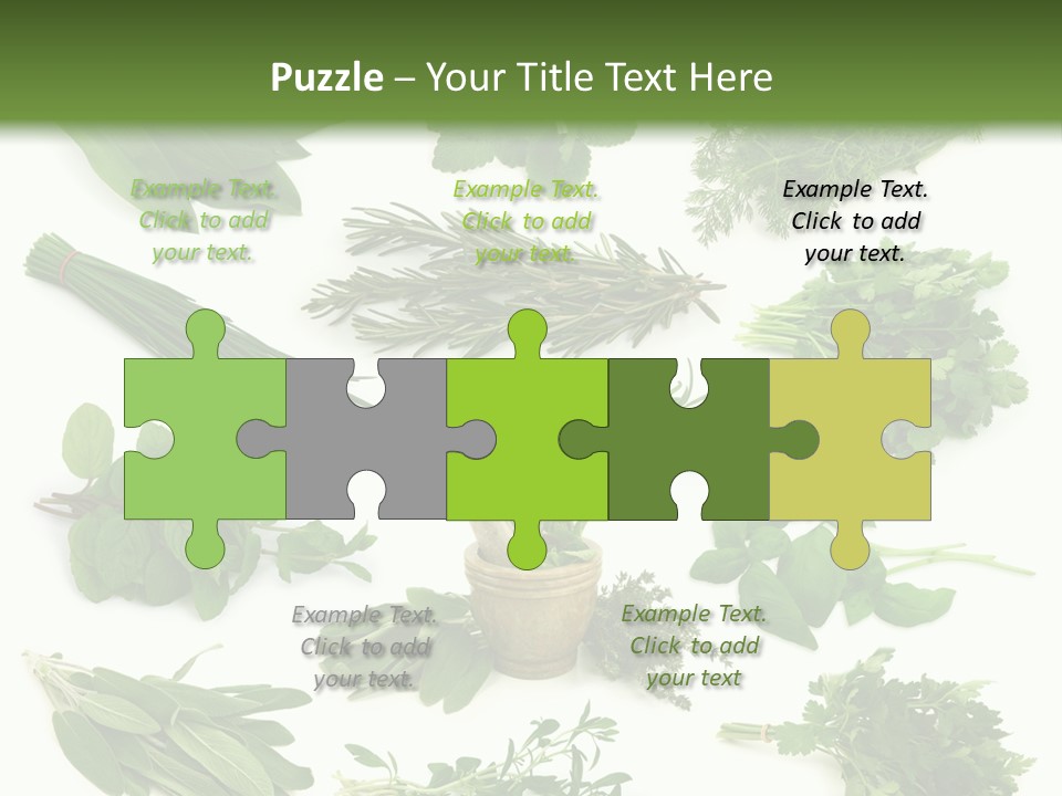 Fresh Salvia Variation PowerPoint Template