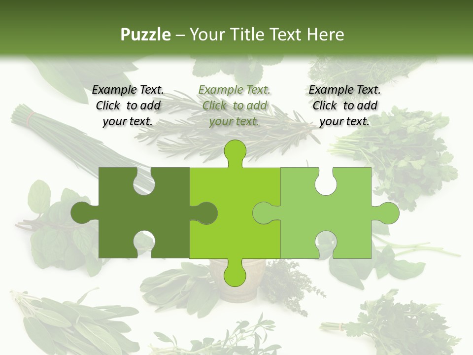 Fresh Salvia Variation PowerPoint Template