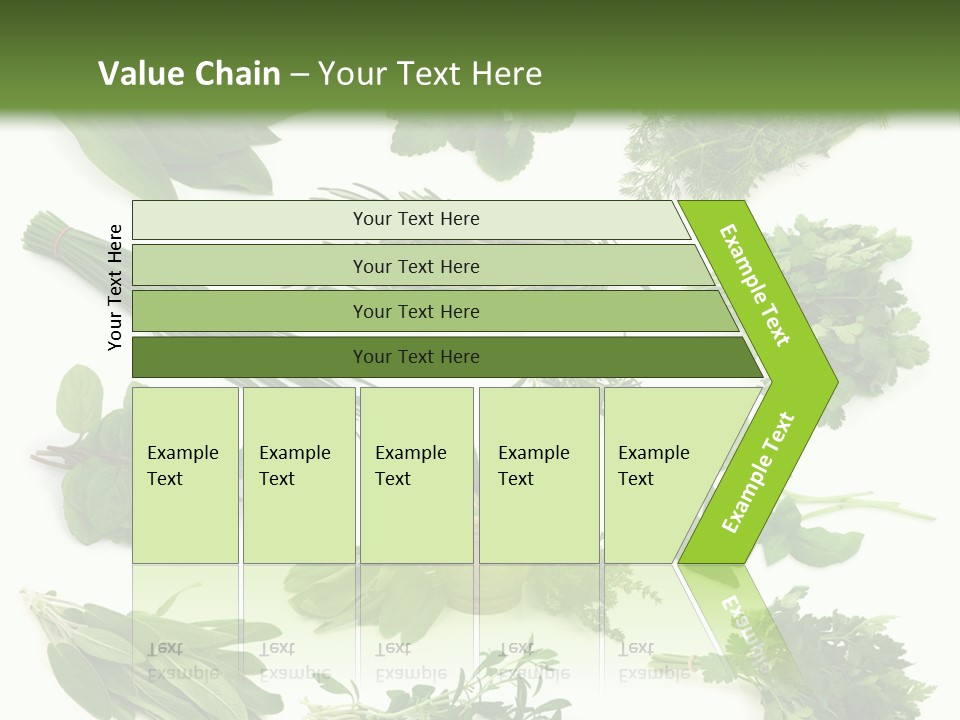 Fresh Salvia Variation PowerPoint Template