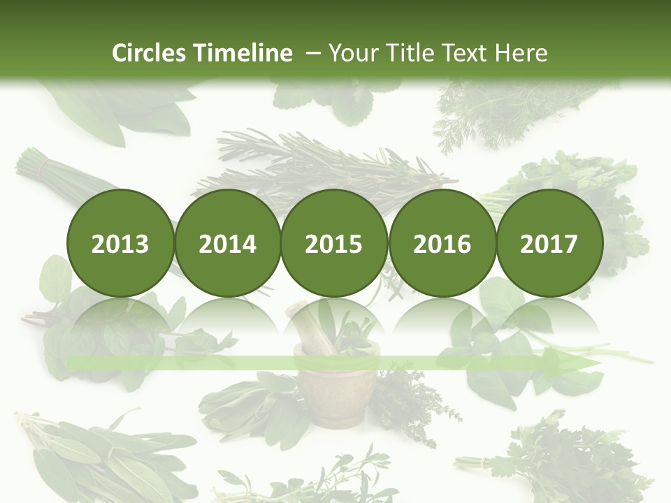 Fresh Salvia Variation PowerPoint Template