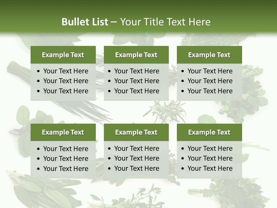 Fresh Salvia Variation PowerPoint Template