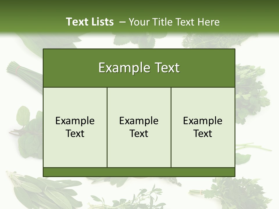 Fresh Salvia Variation PowerPoint Template