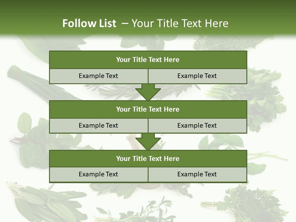 Fresh Salvia Variation PowerPoint Template