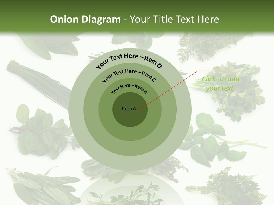 Fresh Salvia Variation PowerPoint Template