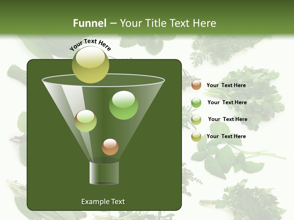 Fresh Salvia Variation PowerPoint Template