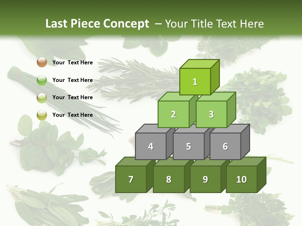 Fresh Salvia Variation PowerPoint Template