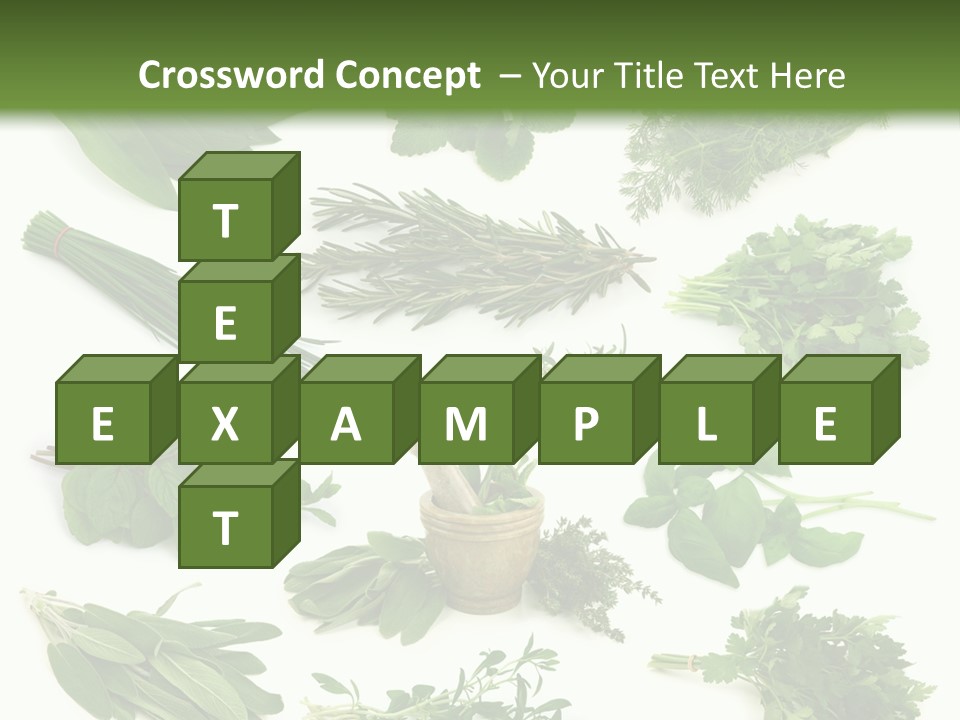 Fresh Salvia Variation PowerPoint Template