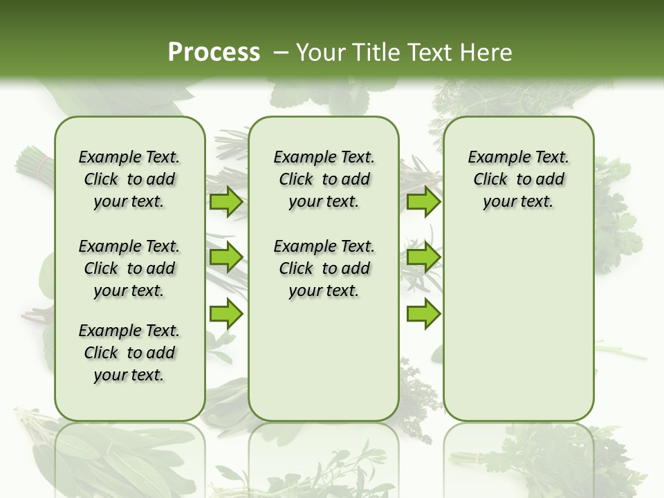 Fresh Salvia Variation PowerPoint Template