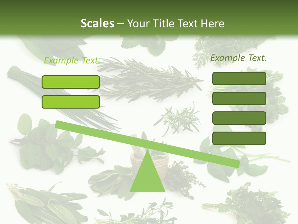 Fresh Salvia Variation PowerPoint Template