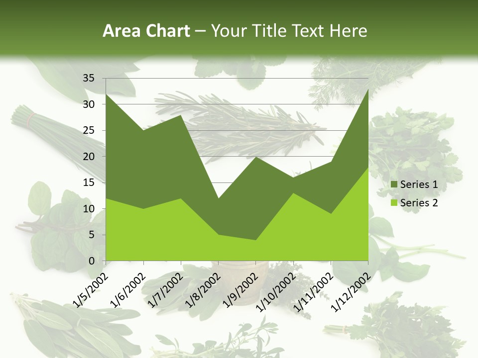 Fresh Salvia Variation PowerPoint Template