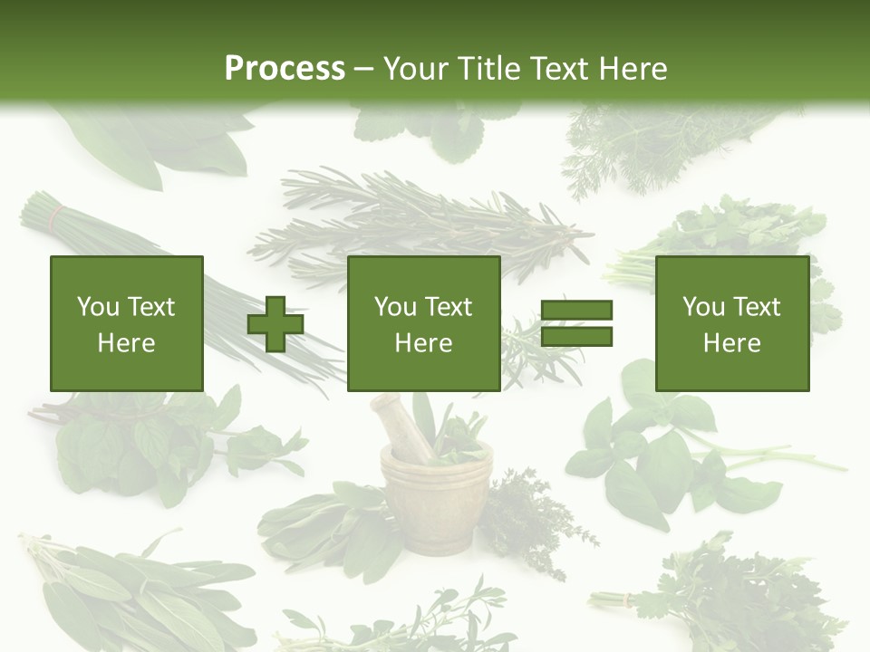 Fresh Salvia Variation PowerPoint Template