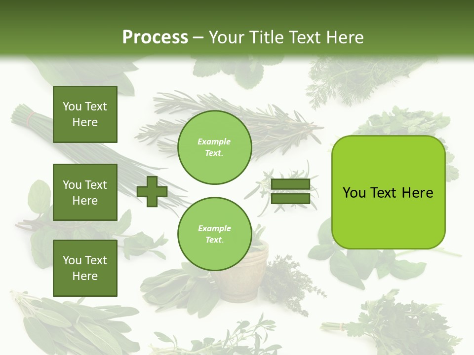 Fresh Salvia Variation PowerPoint Template