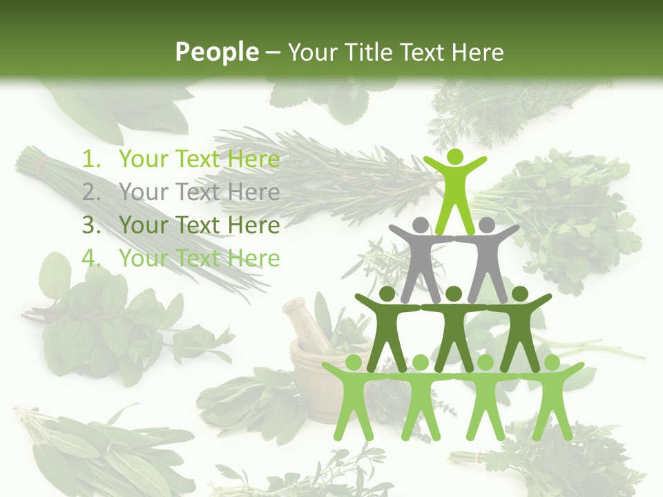 Fresh Salvia Variation PowerPoint Template