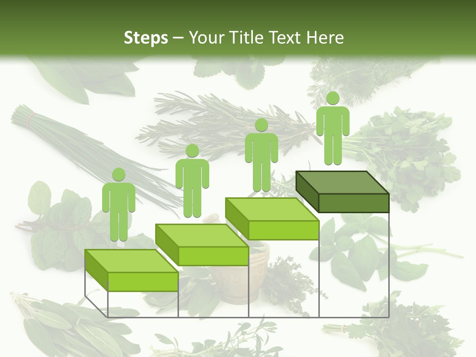 Fresh Salvia Variation PowerPoint Template