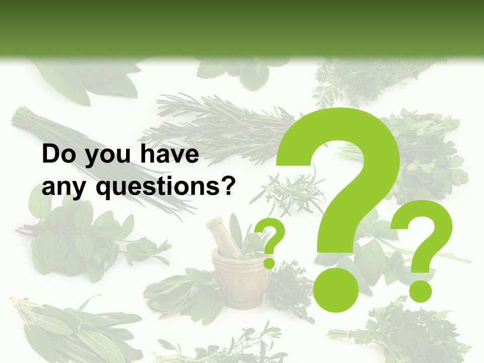 Fresh Salvia Variation PowerPoint Template