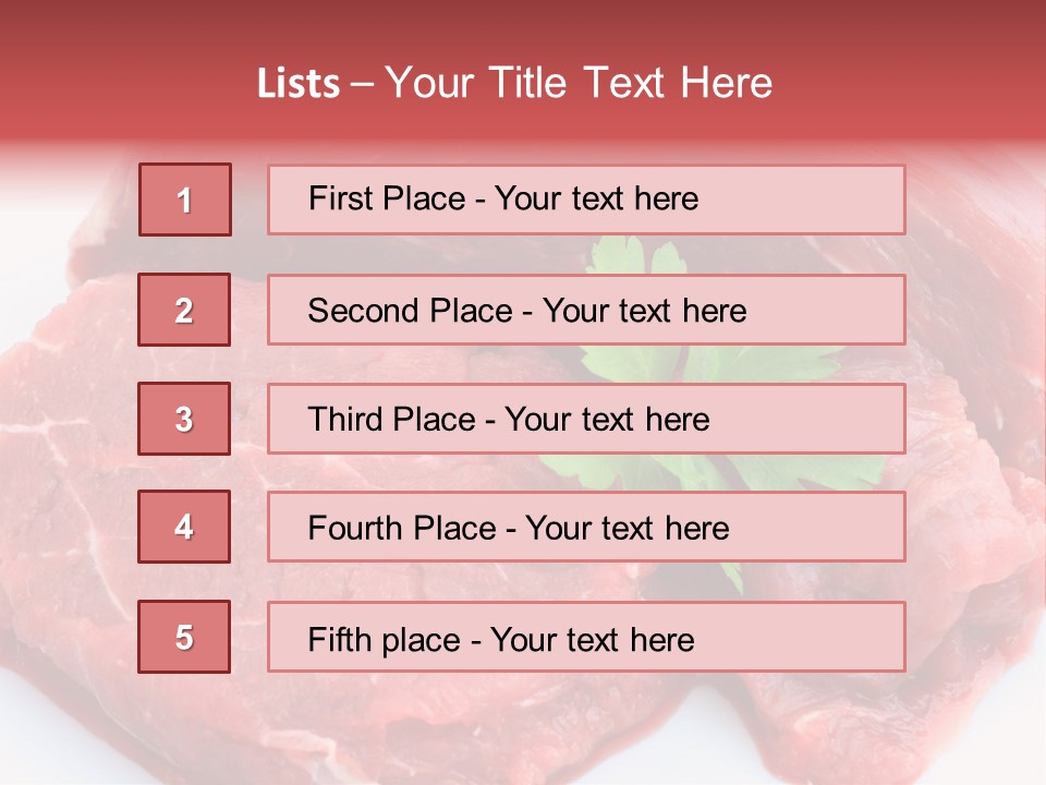 Barbecue Juicy Bouquet PowerPoint Template