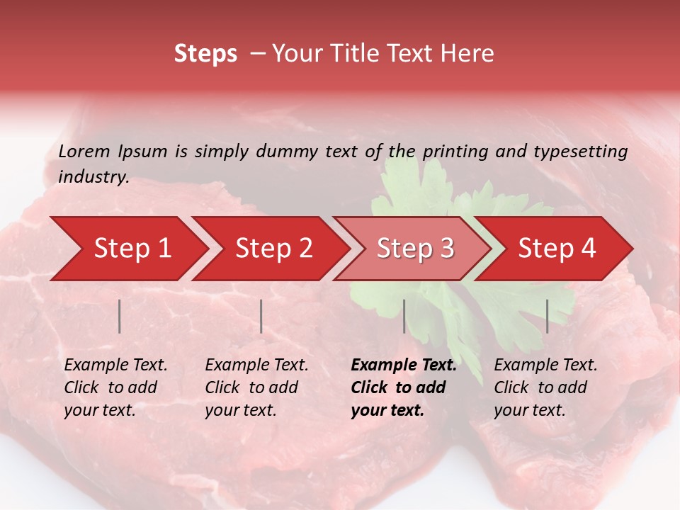 Barbecue Juicy Bouquet PowerPoint Template