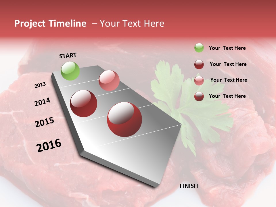 Barbecue Juicy Bouquet PowerPoint Template