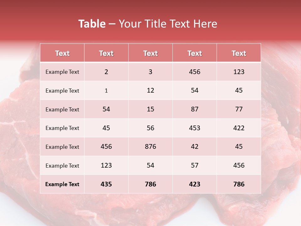 Barbecue Juicy Bouquet PowerPoint Template